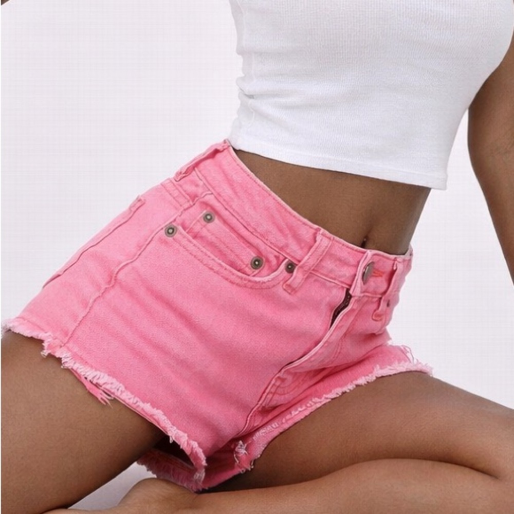 Pink shorts